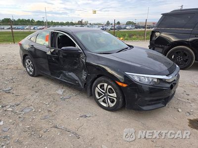 Czwarte zdjęcie samochodu z boku: 2018 HONDA CIVIC LX VIN:19XFC2F57JE022554 - miniatura