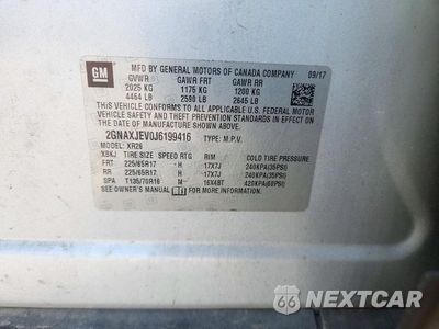 Zdjęcie 13 z 13 samochodu: 2018 CHEVROLET EQUINOX LT VIN:2GNAXJEV0J6199416 - miniatura