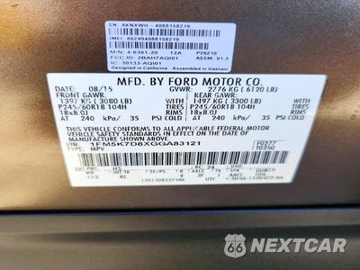 Zdjęcie 13 z 13 samochodu: 2016 FORD EXPLORER XLT VIN:1FM5K7D8XGGA83121 - miniatura