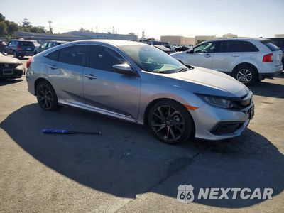 Czwarte zdjęcie samochodu z boku: 2019 HONDA CIVIC SPORT VIN:19XFC2F83KE212086 - miniatura