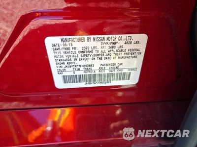 Zdjęcie 13 z 13 samochodu: 2015 INFINITI Q50 SPORT VIN:JN1BV7AP7FM352883 - miniatura