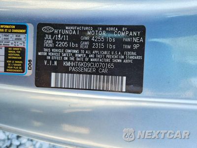 Zdjęcie 12 z 12 samochodu: 2012 HYUNDAI GENESIS COUPE 2.0T VIN:KMHHT6KD9CU070165 - miniatura