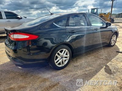 Trzecie zdjęcie samochodu z tyłu: 2014 FORD FUSION SE VIN:1FA6P0H71E5407171 - miniatura
