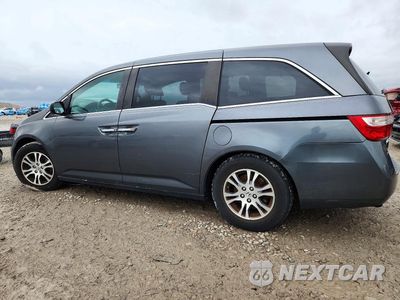 Drugie zdjęcie samochodu z przodu: 2012 HONDA ODYSSEY EXL VIN:5FNRL5H61CB124210 - miniatura