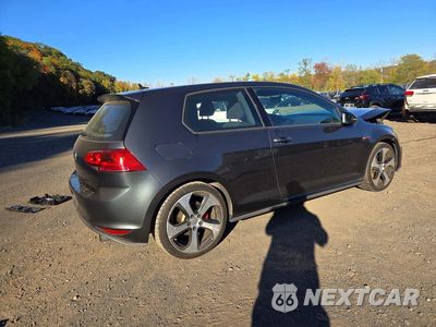 Trzecie zdjęcie samochodu z tyłu: 2016 VOLKSWAGEN GTI S/SE VIN:3VWYT7AU0GM029295 - miniatura