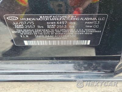 Zdjęcie 13 z 13 samochodu: 2016 HYUNDAI SONATA SE VIN:5NPE24AF4GH264586 - miniatura