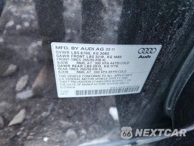 Zdjęcie 13 z 13 samochodu: 2011 AUDI Q7 PREMIUM PLUS VIN:WA1LGAFE1BD010382 - miniatura