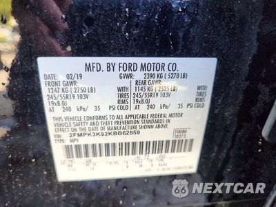 Zdjęcie 13 z 13 samochodu: 2019 FORD EDGE TITANIUM VIN:2FMPK3K92KBB62859 - miniatura