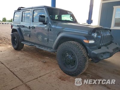 Czwarte zdjęcie samochodu z boku: 2018 JEEP WRANGLER UNLIMITED SPORT VIN:1C4HJXDN6JW199892 - miniatura