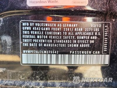 Zdjęcie 12 z 12 samochodu: 2012 VOLKSWAGEN GOLF R VIN:WVWPF7AJ7CW275542 - miniatura