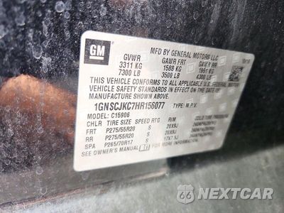 Zdjęcie 14 z 14 samochodu: 2017 CHEVROLET SUBURBAN C1500 PREMIER VIN:1GNSCJKC7HR156077 - miniatura