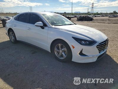 Czwarte zdjęcie samochodu z boku: 2022 HYUNDAI SONATA SE VIN:5NPEG4JA9NH145581 - miniatura
