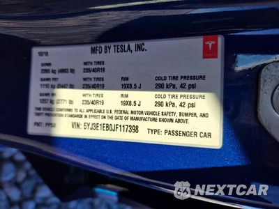 Zdjęcie 13 z 13 samochodu: 2018 TESLA MODEL 3 VIN:5YJ3E1EB0JF117398 - miniatura