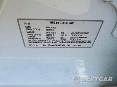 Zdjęcie 12 z 12 samochodu: 2026 TESLA MODEL Y VIN:7SAYGDED7TA691289 - miniatura