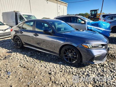 Czwarte zdjęcie samochodu z boku: 2023 HONDA CIVIC SPORT VIN:2HGFE2F56PH548506 - miniatura