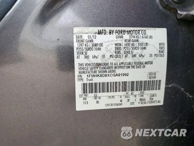 Zdjęcie 13 z 13 samochodu: 2012 FORD EXPLORER XLT VIN:1FMHK8D8XCGA91992 - miniatura