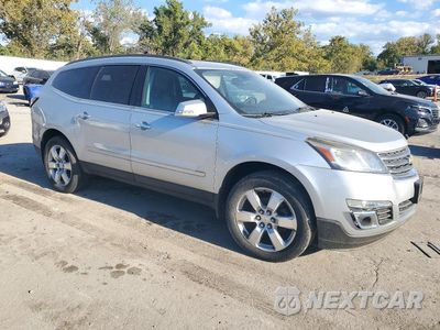 Czwarte zdjęcie samochodu z boku: 2016 CHEVROLET TRAVERSE LTZ VIN:1GNKRJKD3GJ204503 - miniatura