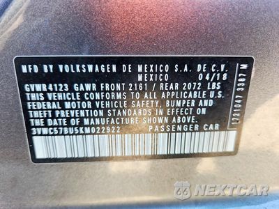 Zdjęcie 12 z 12 samochodu: 2019 VOLKSWAGEN JETTA S VIN:3VWC57BU5KM022922 - miniatura