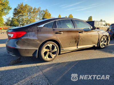 Trzecie zdjęcie samochodu z tyłu: 2018 HONDA ACCORD EX VIN:1HGCV1F48JA120639 - miniatura