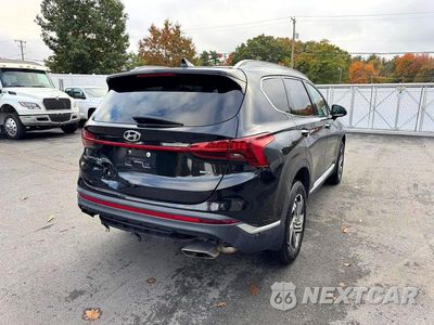 Trzecie zdjęcie samochodu z tyłu: 2022 HYUNDAI SANTA FE SEL VIN:5NMS2DAJ2NH437426 - miniatura