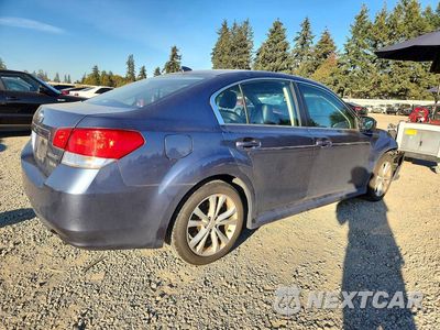 Trzecie zdjęcie samochodu z tyłu: 2014 SUBARU LEGACY 3.6R LIMITED VIN:4S3BMDM6XE2007472 - miniatura