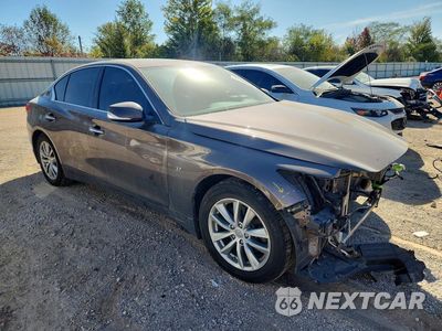 Czwarte zdjęcie samochodu z boku: 2014 INFINITI Q50 BASE VIN:JN1BV7AR5EM692890 - miniatura