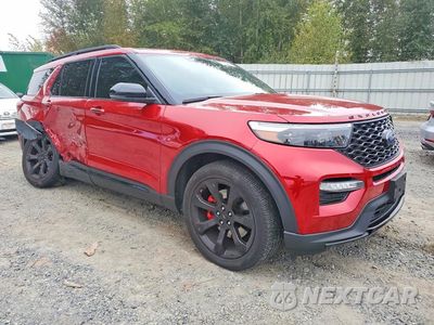 Czwarte zdjęcie samochodu z boku: 2024 FORD EXPLORER ST VIN:1FM5K8GC1RGA17906 - miniatura