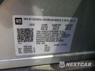 Zdjęcie 13 z 13 samochodu: 2025 CHEVROLET EQUINOX RS VIN:3GNAXTEG0SL318351 - miniatura