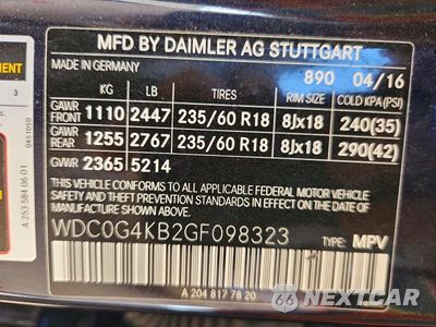 Zdjęcie 12 z 12 samochodu: 2016 MERCEDES-BENZ GLC 300 4MATIC VIN:WDC0G4KB2GF098323 - miniatura