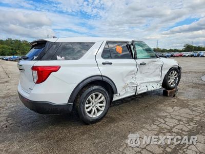 Trzecie zdjęcie samochodu z tyłu: 2021 FORD EXPLORER VIN:1FMSK8BH7MGA79180 - miniatura