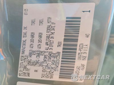 Zdjęcie 12 z 12 samochodu: 2025 TOYOTA TUNDRA PLATINUM VIN:5TFNA5DB3SX335680 - miniatura