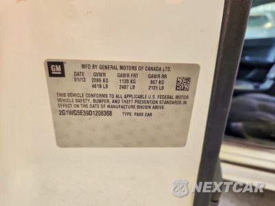 Zdjęcie 12 z 12 samochodu: 2013 CHEVROLET IMPALA LT VIN:2G1WG5E39D1208368 - miniatura
