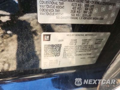Zdjęcie 12 z 12 samochodu: 2021 GMC SIERRA K1500 ELEVATION VIN:1GTU9CED1MZ157848 - miniatura