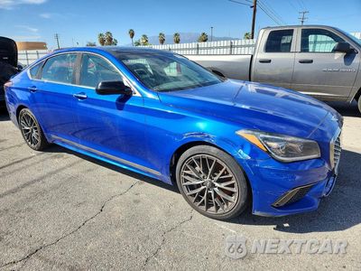 Czwarte zdjęcie samochodu z boku: 2020 GENESIS G80 3.3T SPORT VIN:KMTFN4JBXLU329693 - miniatura