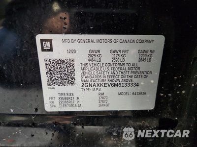 Zdjęcie 12 z 12 samochodu: 2021 CHEVROLET EQUINOX LT VIN:2GNAXKEV6M6133334 - miniatura