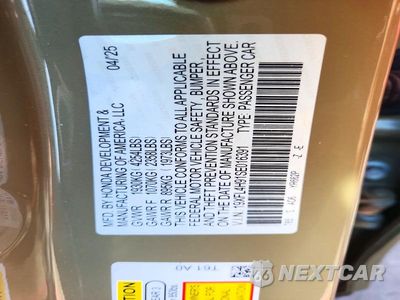 Zdjęcie 13 z 13 samochodu: 2025 HONDA CIVIC SPORT TOURING VIN:19XFL4H91SE016391 - miniatura