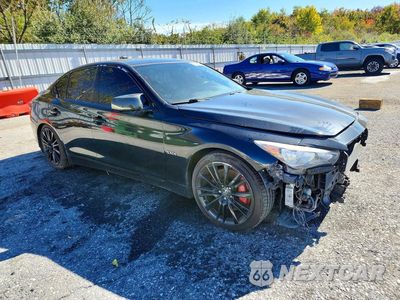Czwarte zdjęcie samochodu z boku: 2018 INFINITI Q50 RED SPORT 400 VIN:JN1FV7AR3JM480520 - miniatura