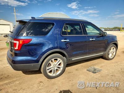 Trzecie zdjęcie samochodu z tyłu: 2016 FORD EXPLORER LIMITED VIN:1FM5K8F86GGB11824 - miniatura