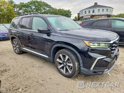 Czwarte zdjęcie samochodu z boku: 2025 HONDA PILOT TOURING VIN:5FNYG1H79SB074690 - miniatura