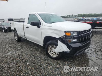 Czwarte zdjęcie samochodu z boku: 2019 CHEVROLET SILVERADO C1500 VIN:3GCNWAEH3KG121046 - miniatura