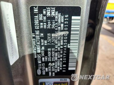Zdjęcie 13 z 13 samochodu: 2016 KIA SORENTO EX VIN:5XYPH4A58GG101316 - miniatura
