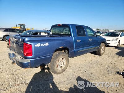 Trzecie zdjęcie samochodu z tyłu: 2005 DODGE DAKOTA QUAD SLT VIN:1D3HW48N25S149764 - miniatura