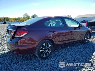 Trzecie zdjęcie samochodu z tyłu: 2013 HONDA CIVIC EX VIN:19XFB2F88DE003271 - miniatura