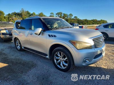 Czwarte zdjęcie samochodu z boku: 2012 INFINITI QX56 BASE VIN:JN8AZ2NE6C9015553 - miniatura