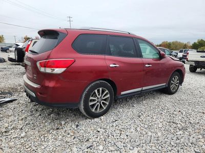 Trzecie zdjęcie samochodu z tyłu: 2014 NISSAN PATHFINDER SL VIN:5N1AR2MMXEC626093 - miniatura