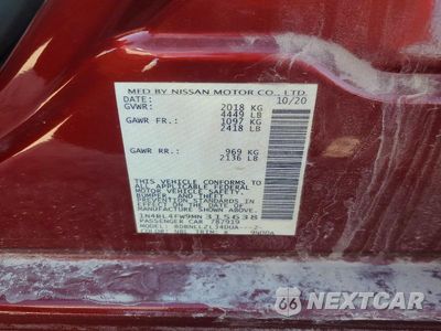 Zdjęcie 12 z 12 samochodu: 2021 NISSAN ALTIMA PLATINUM VIN:1N4BL4FW9MN315638 - miniatura
