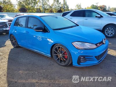 Czwarte zdjęcie samochodu z boku: 2021 VOLKSWAGEN GTI S VIN:3VW6T7AU5MM008266 - miniatura