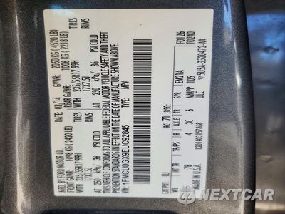 Zdjęcie 12 z 12 samochodu: 2014 FORD ESCAPE SE VIN:1FMCU0GX9EUC92845 - miniatura