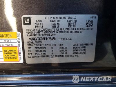 Zdjęcie 13 z 13 samochodu: 2014 GMC ACADIA DENALI VIN:1GKKVTKD2EJ175450 - miniatura