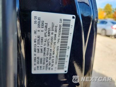 Zdjęcie 12 z 12 samochodu: 2008 HONDA ACCORD EXL VIN:1HGCS22888A015973 - miniatura